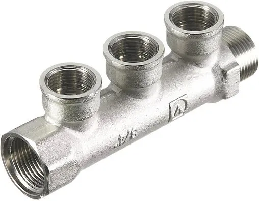 Коллектор распределительный проходной 3 отвода ¾&quot;в/н x ½&quot;в Valtec VTc.550.N.0503