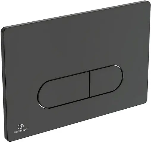 Комплект 5 в 1 Ideal Standard Tesi AquaBlade T3868V1/115A6 с кнопкой черный матовый