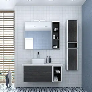 Модуль подвесной с ящиками Aquaton Брук 80 дуб феррара/белый 1A202001BCDF0 Модуль подвесной с ящиками Aquaton Брук 80 дуб феррара/белый 1A202001BCDF0, 3