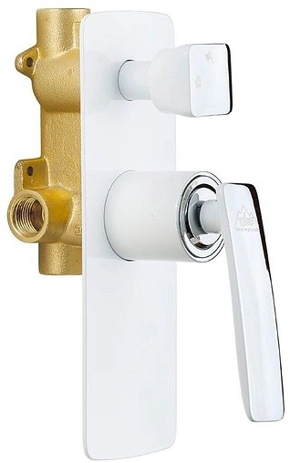 Душевая система со смесителем для душа Timo Helmi белый/хром SX-4069/00-16SM