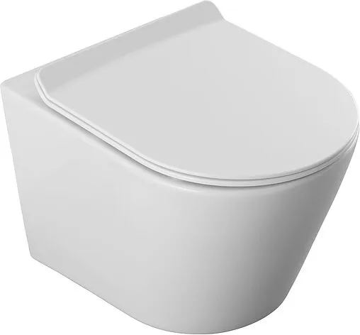 Унитаз подвесной безободковый Aquanet Atago 2.0 Rimless белый Atago W Short T