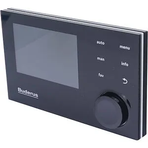 Комнатный терморегулятор Buderus RC310 Black 7738111127 Комнатный терморегулятор Buderus RC310 Black 7738111127, 1