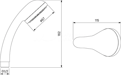 Смеситель для ванны с длинным изливом Milardo Duplex хром DUPSBL2M10 Смеситель для ванны с длинным изливом Milardo Duplex хром DUPSBL2M10