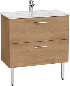 Тумба-умывальник напольная VitrA Mia 80 золотой дуб 67273 Тумба-умывальник напольная VitrA Mia 80 золотой дуб 67273, 1