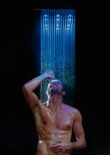 Лейка верхнего душа Bossini DREAM - Rectangular Light хром H37455.030