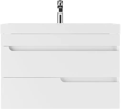 Тумба-умывальник подвесная Айсберг Веста 80 белый DV5917T+4670142930020