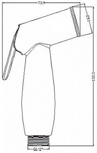 Смеситель для раковины с гигиеническим душем Swedbe Olymp хром 1860