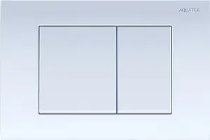 Клавиша смыва для унитаза Aquatek KDI-0000009 белый глянцевый Клавиша смыва для унитаза Aquatek KDI-0000009 белый глянцевый, 1