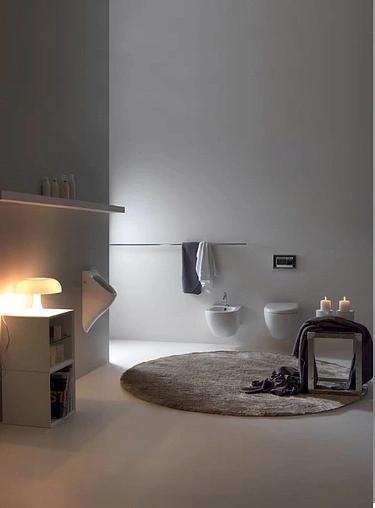 Писсуар со скрытым подводом воды Kerasan Aquatech белый 373501