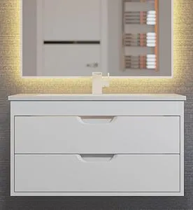 Тумба-умывальник подвесная Uperwood UPD Modul 75 белый матовый 393020550 Тумба-умывальник подвесная Uperwood UPD Modul 75 белый матовый 393020550, 1