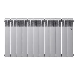 Радиатор биметаллический 12 секций Royal Thermo Revolution Bimetall 500 2.0 Silver Satin RTRBSS250012 Радиатор биметаллический 12 секций Royal Thermo Revolution Bimetall 500 2.0 Silver Satin RTRBSS250012, 2