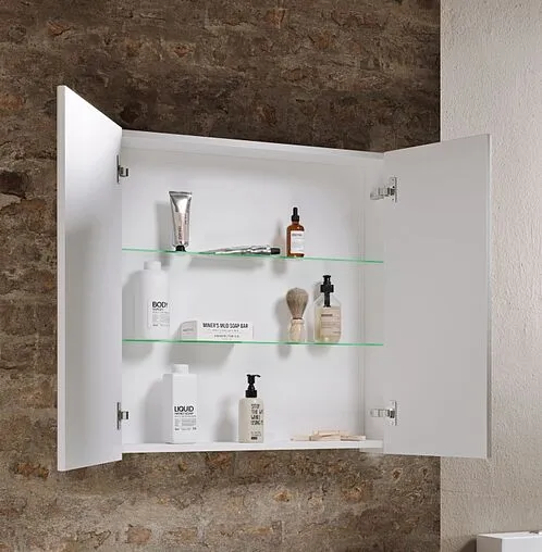 Шкаф-зеркало Aqwella Simplex 80 белый SLX0408