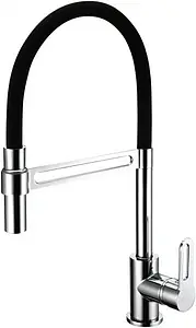 Смеситель для кухни Lemark Soul хром/чёрный LM6006C Смеситель для кухни Lemark Soul хром/чёрный LM6006C, 1