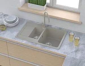 Мойка кухонная Ewigstein Elegant E-R60KF шоколад Мойка кухонная Ewigstein Elegant E-R60KF шоколад, 4