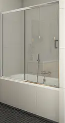 Шторка на ванну 1600мм прозрачное стекло Roltechnik LLV2/1600 572-1600000-00-02