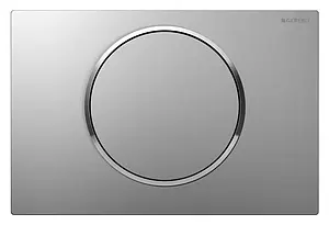 Клавиша смыва для унитаза Geberit Sigma 10 115.758.KN.5 кнопка/хром матовый, кольцо/хром глянцевый, 1