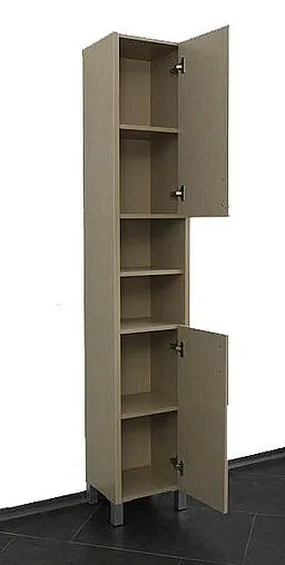 Шкаф-пенал напольный Aquanet Донна 35 R дуб светлый 00168934