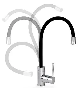 Смеситель для кухни IDDIS Kitchen 360 хром/чёрный K36SBJBi05, 5