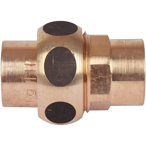 Американка пайка прямая (плоское уплотнение) 18мм Sanha 4330 1433018