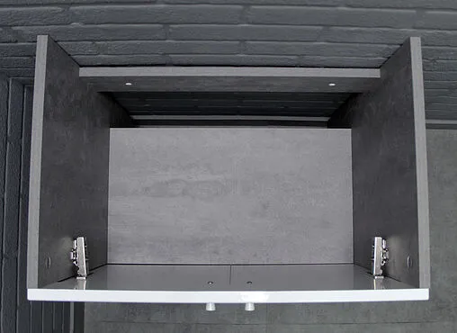 Тумба-умывальник напольный Домино Промо 60 бетон/белый DP2618T+4640021060773