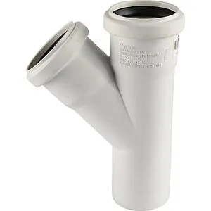 Тройник внутренний бесшумный D=75x75мм Угол 45° Rehau Raupiano Plus 11212941001 Тройник внутренний бесшумный D=75x75мм Угол 45° Rehau Raupiano Plus 11212941001, 4