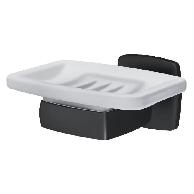 Мыльница Am.Pm Gem чёрный матовый A9034222 Мыльница Am.Pm Gem чёрный матовый A9034222, 1