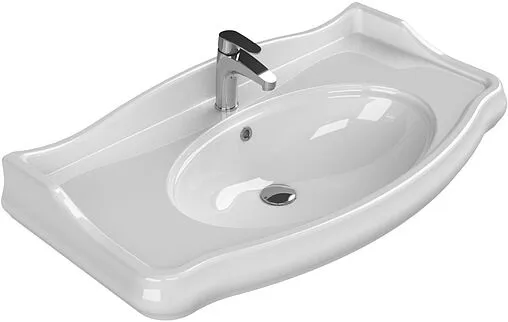 Раковина CeraStyle Виктория 100 белый 030400-u-01