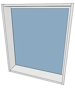 Зеркало Айсберг Аура 60 белый DA2507HZ, 2