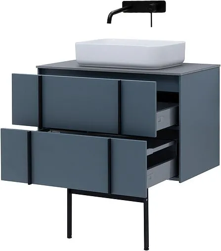 Тумба под умывальник подвесной Allen Brau Reality 80 синий 1.32005.BGM