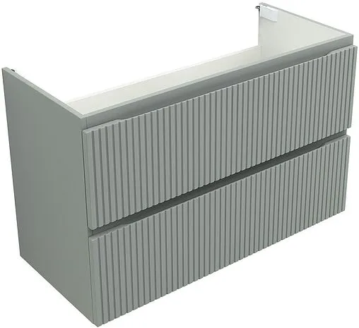 Тумба-умывальник подвесная Aquanet Джейн (Flat) 100 мисти грин 00335436+