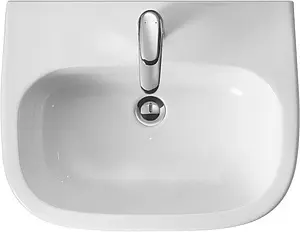 Раковина Duravit D-code 65 белый 23106500002 Раковина Duravit D-code 65 белый 23106500002, 3