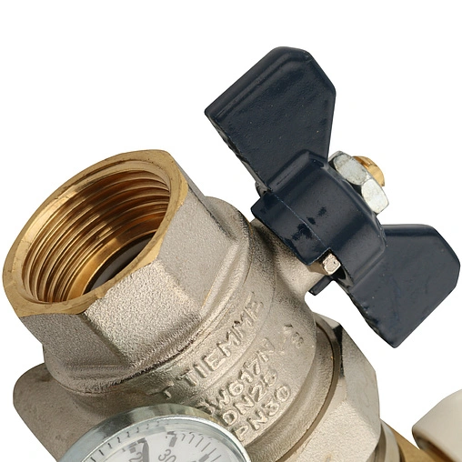 Группа коллекторная без расходомеров 6 отводов 1&quot;в/в x ¾&quot;ек Tiemme 3870007