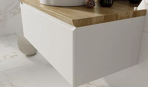 Тумба под умывальник подвесная Jorno Solis new 100 белый SolN.01.100/P/W/JR