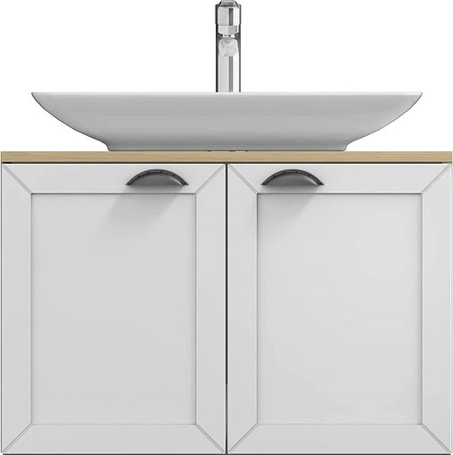 Тумба-умывальник подвесная ISVEA Urban 80 дуб/белый 27TAS065080I+10SY50065SV Тумба-умывальник подвесная ISVEA Urban 80 дуб/белый 27TAS065080I+10SY50065SV