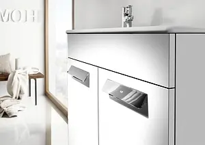 Тумба-умывальник Roca Debba 50 белый глянец ZRU9302710+32799J00Y Тумба-умывальник Roca Debba 50 белый глянец ZRU9302710+32799J00Y, 4