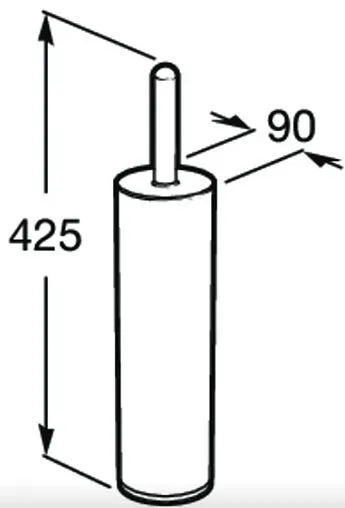 Ёршик для унитаза Roca Hotels хром 816369001