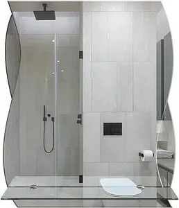 Зеркало Continent Поэзия 51x64 В009, 1