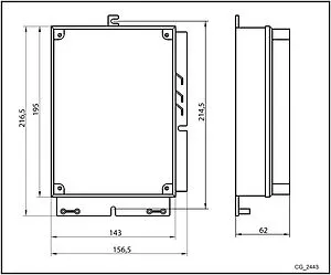 Модуль расширения для управления 2 смесительными контурами Baxi MLC 16 7110415--, 2