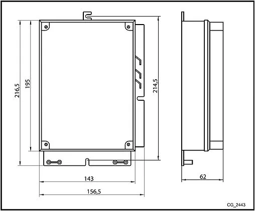 Модуль расширения для управления 2 смесительными контурами Baxi MLC 16 7110415--