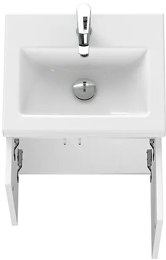 Тумба-умывальник подвесная Cersanit Colour 50 белый 64257+