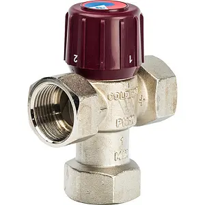 Трехходовой термостатический смесительный клапан 1" +32...+50°С Kvs 2.1 WATTS Aquamix AM61C 10017423 Трехходовой термостатический смесительный клапан 1" +32...+50°С Kvs 2.1 WATTS Aquamix AM61C 10017423, 1