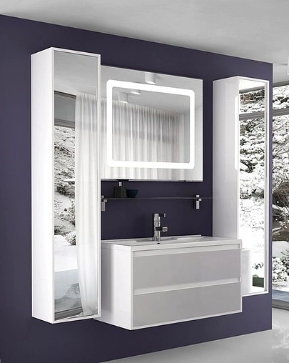 Тумба под умывальник подвесная Aquaton Римини 100 белый 1A232801RN010 Тумба под умывальник подвесная Aquaton Римини 100 белый 1A232801RN010