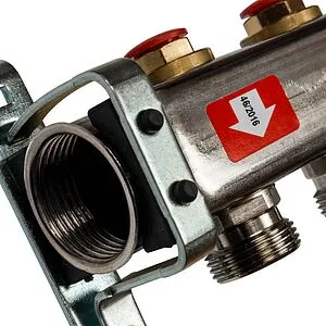 Группа коллекторная без расходомеров 6 отводов 1&quot;в/в x ¾&quot;ек Stout SMS 0922 000006, 4