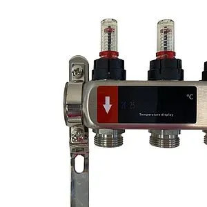 Группа коллекторная с расходомерами 13 отводов 1&quot;в/в x ¾&quot;ек WAAG WG.589.0613, 2