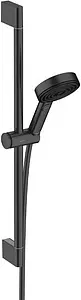 Душевая стойка Hansgrohe Pulsify Select S 105 3jet Relaxation EcoSmart 65см чёрный матовый 24161670, 1