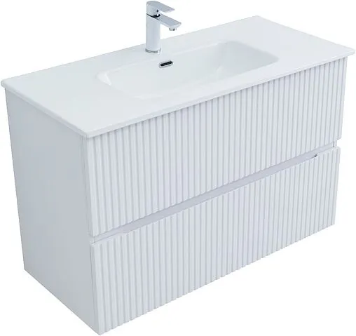 Тумба под умывальник Aquanet Джейн 100 белый матовый 00313288