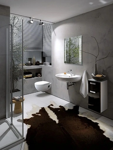 Комплект 5 в 1 Geberit Renova Rimfree 500.103.DW.R с кнопкой Delta 51 115.105.DW.1 черный глянцевый Комплект 5 в 1 Geberit Renova Rimfree 500.103.DW.R с кнопкой Delta 51 115.105.DW.1 черный глянцевый