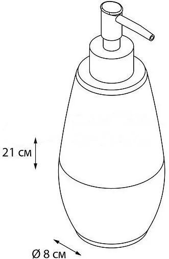 Дозатор для жидкого мыла Fixsen Snow хром/серебро FX-260-1