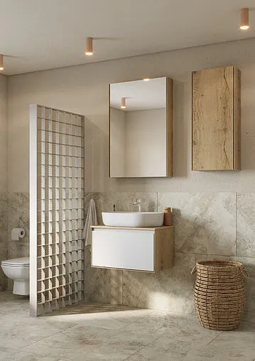 Шкаф Aquaton Либерти 40 дуб эльвезия 1A280003LYC70