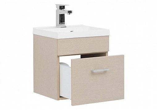 Тумба под умывальник подвесная Aquanet Нота 40 светлый дуб 00159088